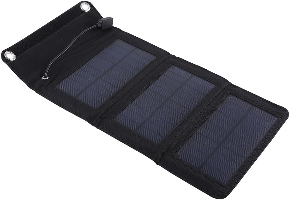 Aukščiausios kokybės saulės elektrinė, daug plokščių - sulankstoma su USB išvestimi
