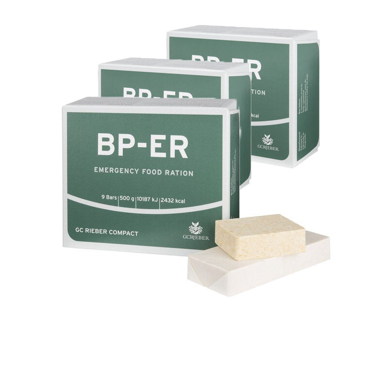 Emergency Ration BP-ER - Kompaktiškas, patvarus, lengvas avarinis davinys BP-ER