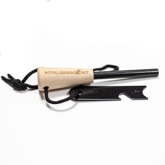 Premium firesteel - magnio strypas su avarine apyranke