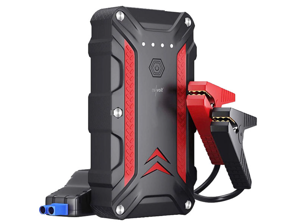 Ausverkauf: 2 in 1 : Powerbank und Kfz-Starthilfe - 12 Ah - 1.200 A - Powerstation - Notstrom - Notstarter - Autostarter - Autostarthilfe - Starthelfer - Notstarthelfer - Autostark - Notstromversorgung