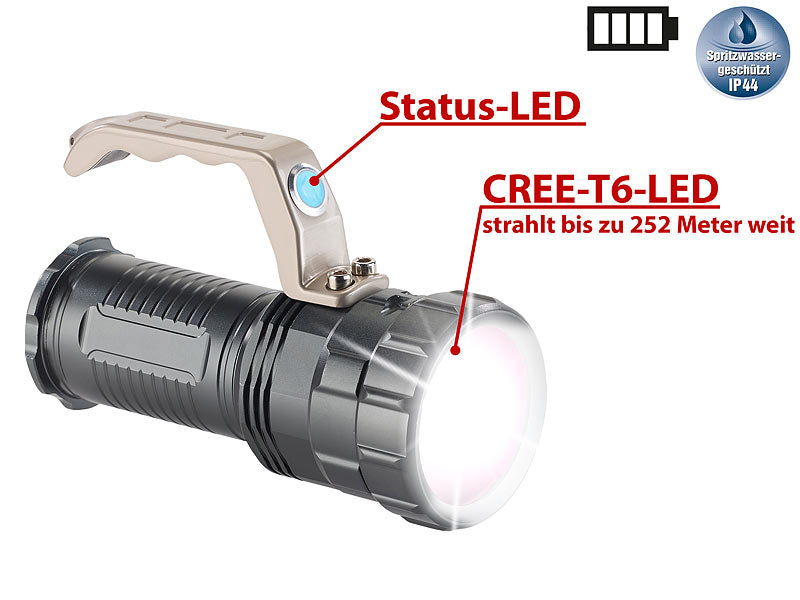 LED lempa/žibintuvėlis - 400 liumenų