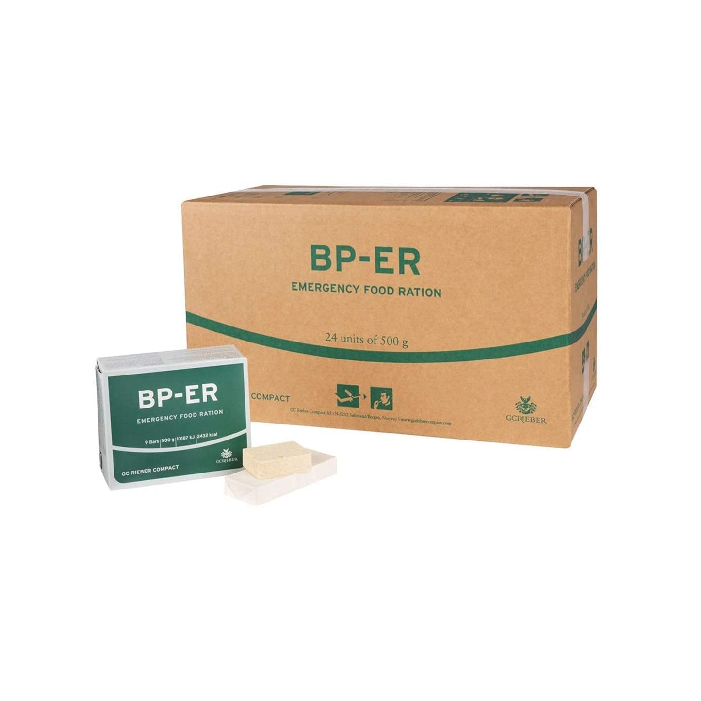 Emergency Ration BP-ER - Kompaktiškas, patvarus, lengvas avarinis davinys BP-ER