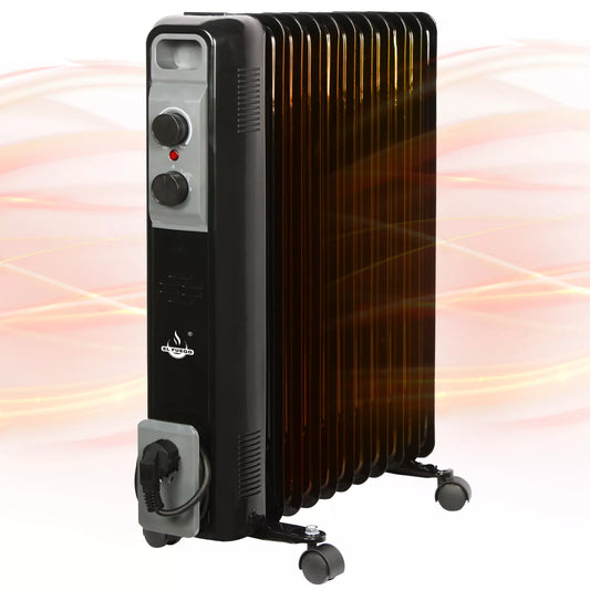 Aukščiausios kokybės alyvos radiatorinis tepalinis šildymas - 2500 W (B-Ware) - avarinis šildymas - tepalinis šildymas