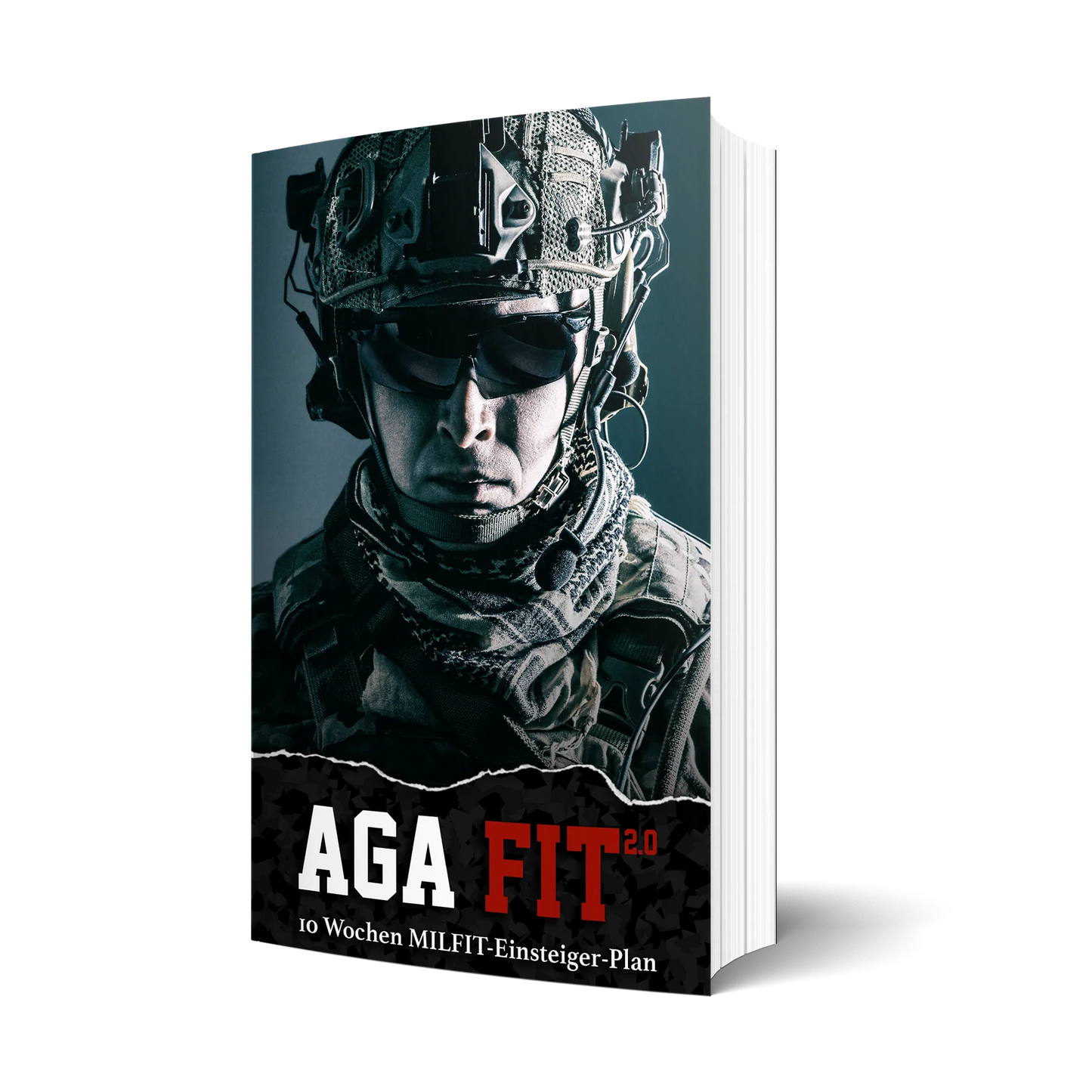Treniruočių planas / kūno rengybos planas / karinių treniruočių knyga 10 savaičių AGA Fit 2.0