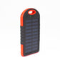 Saulės energijos blokas Aukščiausios kokybės saulės baterijos su maitinimo bloku, lempa ir 2x USB išvestimi - įkraunamas tiesiai iš saulės, kad būtų suteikta avarinė energija