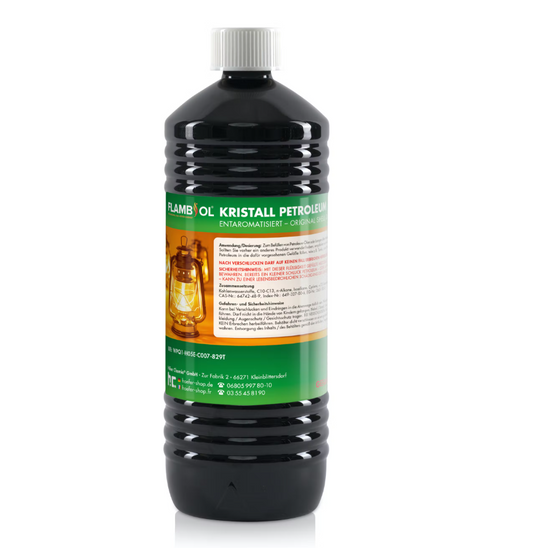 Naftos alyva - kaitinimo alyva - 1 L - tinka naftinėms viryklėms ir uraganų žibintams