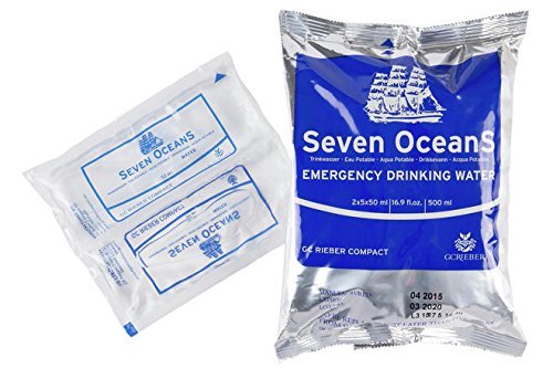 BP ER skubios pagalbos maistas 24x500g su Seven Oceans avariniu vandeniu