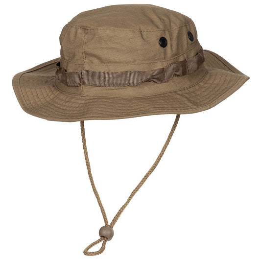 Tactical Boonie - Bush Hat, Coyote smakro dirželis